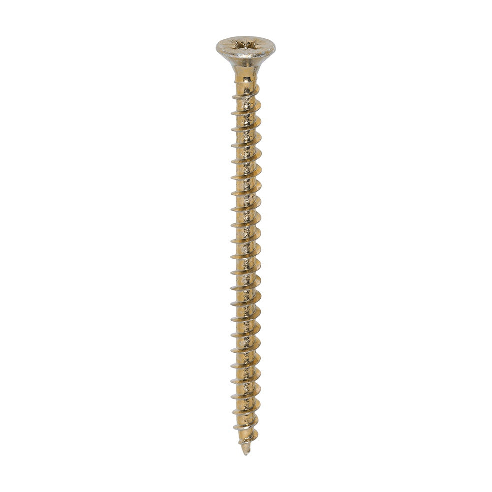 Timco 5.0 x 70mm Solo Chipboard & Woodscrews Industry Pack PZ Double Countersunk Yellow 50070SOLOIND