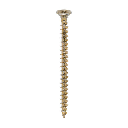 Timco 5.0 x 70mm Solo Chipboard & Woodscrews Industry Pack PZ Double Countersunk Yellow 50070SOLOIND