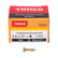 TIMCO 3.5 x 17mm Solo Chipboard & Woodscrews - PZ - Double Countersunk - Yellow 35017SOLOC