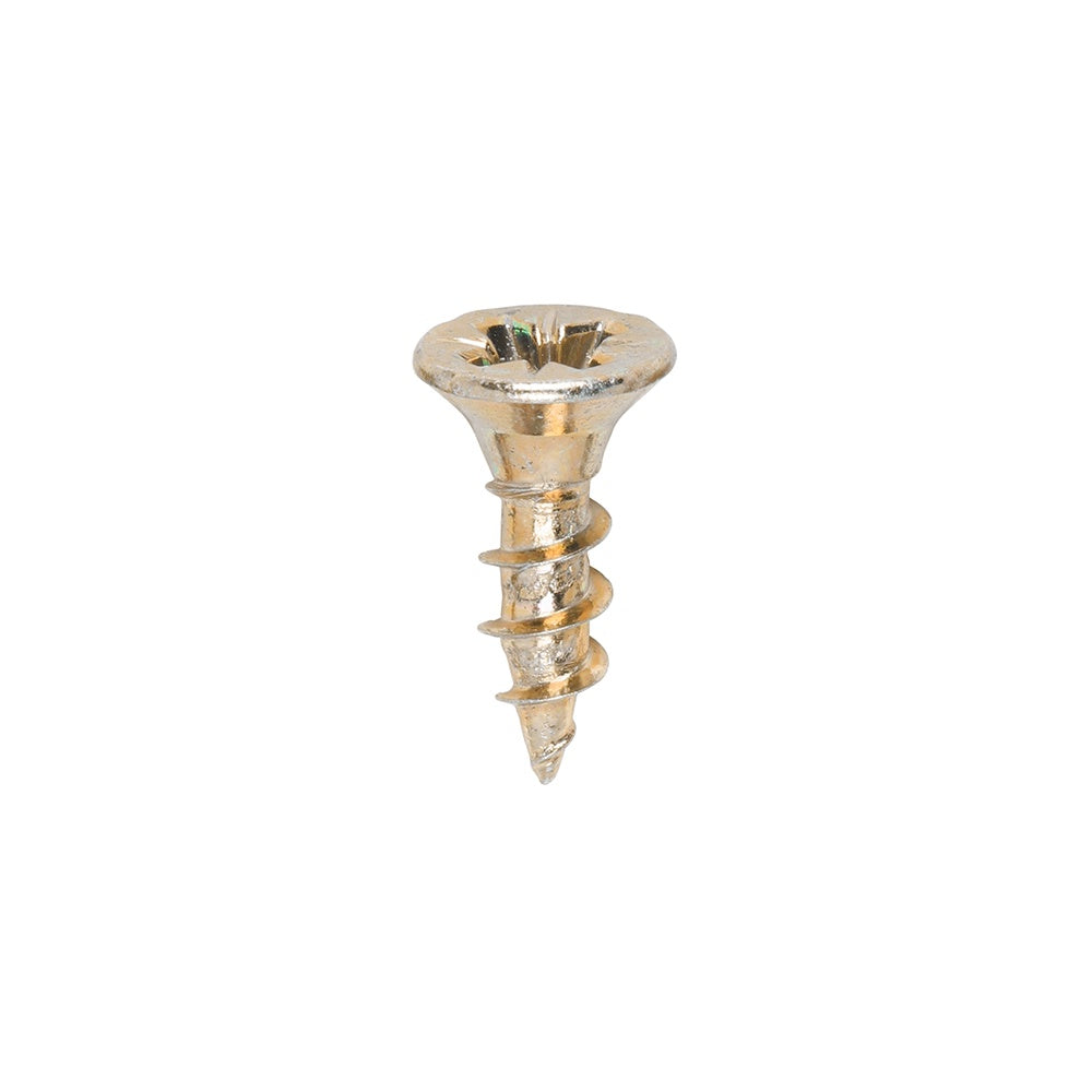 TIMCO 3.5 x 12mm Solo Chipboard & Woodscrews - PZ - Double Countersunk - Yellow 35012SOLOC