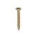 Timco 3.5 x 25mm Solo Chipboard & Woodscrews - PZ - Double Countersunk - Yellow 35025SOLOC