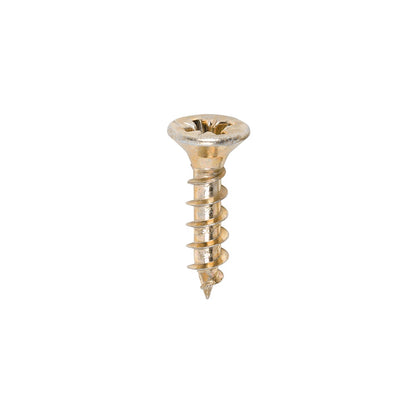 Timco 4.0 x 17mm Solo Chipboard & Woodscrews - PZ - Double Countersunk - Yellow 40017SOLOC