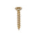 Timco 4.0 x 25mm Solo Chipboard & Woodscrews - PZ - Double Countersunk - Yellow 40025SOLOC