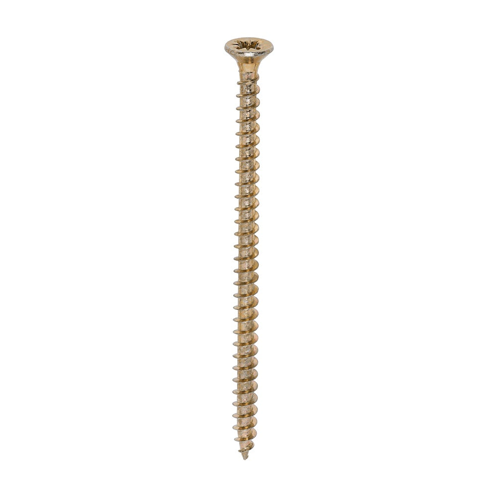 Timco 4.0 x 70mm Solo Chipboard & Woodscrews - PZ - Double Countersunk - Yellow 40070SOLOC