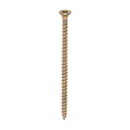Timco 4.0 x 70mm Solo Chipboard & Woodscrews - PZ - Double Countersunk - Yellow 40070SOLOC