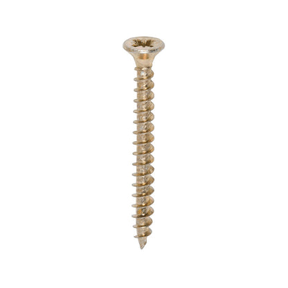Timco 4.5 x 45mm Solo Chipboard & Woodscrews - PZ - Double Countersunk - Yellow 45045SOLOC