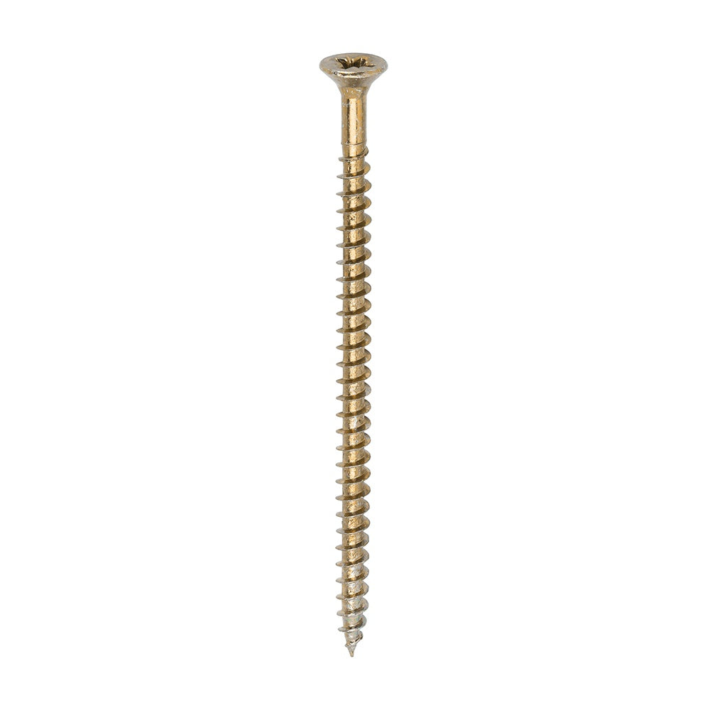 Timco 4.5 x 80mm Solo Chipboard & Woodscrews - PZ - Double Countersunk - Yellow  45080SOLOC