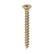 Timco 5.0 x 45mm Solo Chipboard & Woodscrews - PZ - Double Countersunk - Yellow 50045SOLOC