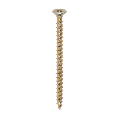 Timco 5.0 x 70mm Solo Chipboard & Woodscrews - PZ - Double Countersunk - Yellow 50070SOLOC