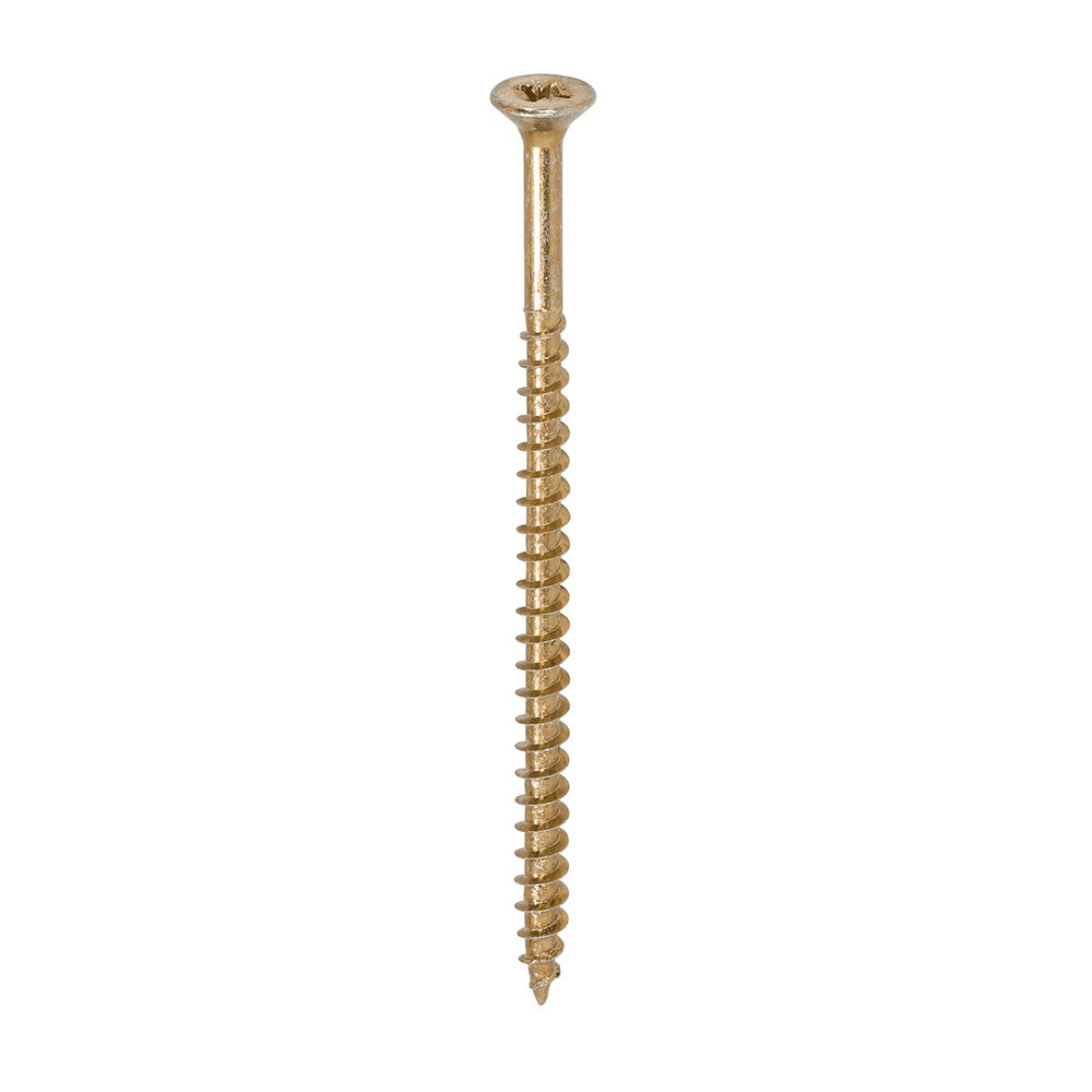 Timco 5.0 x 90mm Solo Chipboard & Woodscrews - PZ - Double Countersunk - Yellow 50090SOLOC