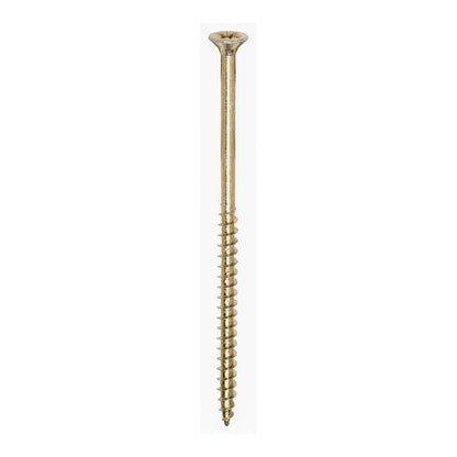 Timco 6.0 x 120mm Solo Chipboard & Woodscrews - PZ - Double Countersunk - Yellow 60120SOLOC