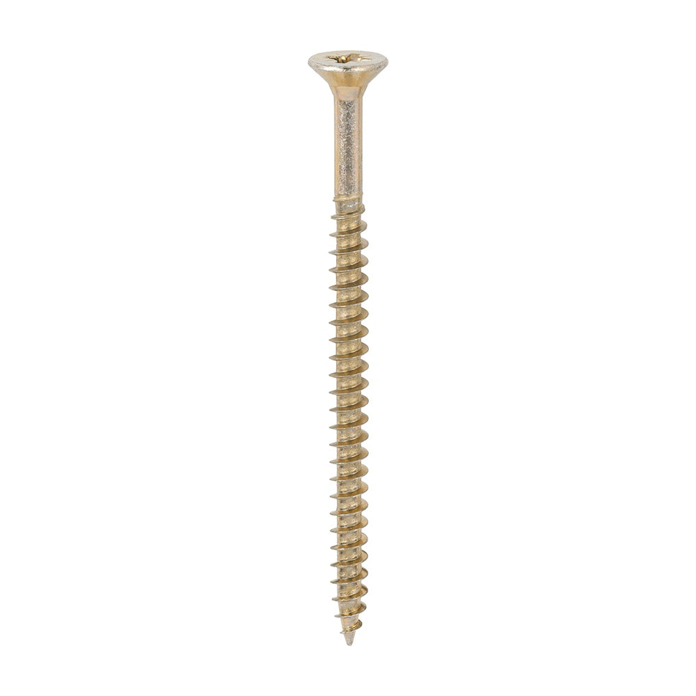 Timco 6.0 x 90mm Solo Chipboard & Woodscrews - PZ - Double Countersunk - Yellow 60090SOLOC