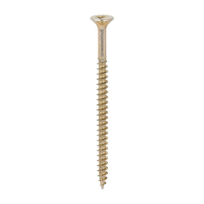 Timco 6.0 x 90mm Solo Chipboard & Woodscrews - PZ - Double Countersunk - Yellow 60090SOLOC