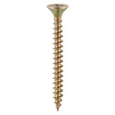 Timco 4.0 x 40mm Solo Woodscrews PZ Double Countersunk 40° Deep Yellow 40040STUBY