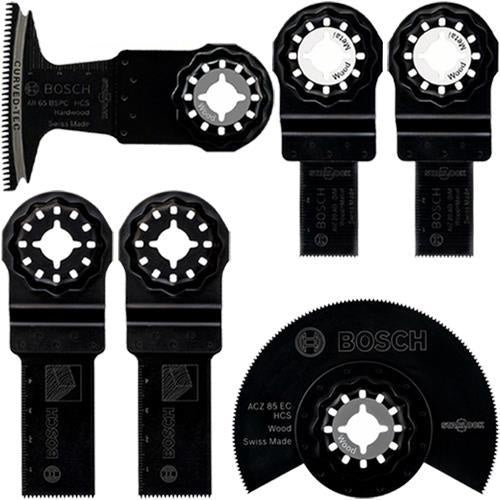 Bosch 2608664677 6 Pieces Starlock Universal Multi Cutter Blade Set