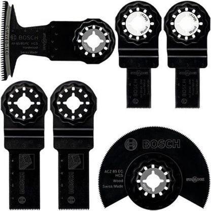 Bosch 2608664677 6 Pieces Starlock Universal Multi Cutter Blade Set