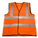 Sealey 9812L Worksafe® Hi-Vis Orange Waistcoat - Large