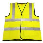 Sealey Worksafe® Hi-Vis Yellow Waistcoat - Medium 9804M
