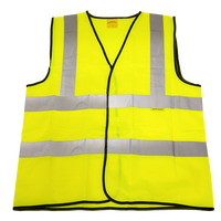 Sealey Worksafe® Hi-Vis Yellow Waistcoat - XX-Large 9804XXL