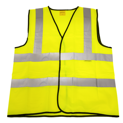 Sealey Worksafe® Hi-Vis Yellow Waistcoat - XX-Large 9804XXL