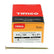 Timco 5.0 x 120mm Solo Chipboard & Woodscrews - PZ - Double Countersunk - Yellow 50120SOLOC