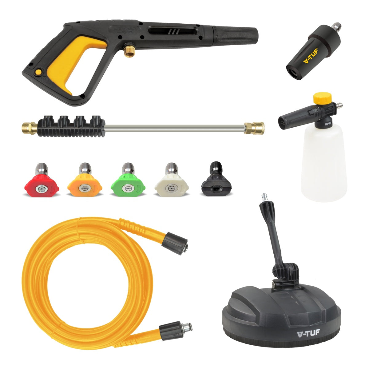 V-TUF V3-240X2 240V Portable Electric Pressure Washer 2175psi, 150Bar, 7.5L/min