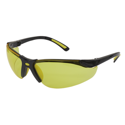 Sealey Worksafe® Zante Style Amber Lens Safety Glasses with Flexi Arms 9215