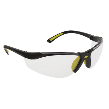 Sealey Worksafe® Zante Style Clear Safety Glasses with Flexi Arms 9213