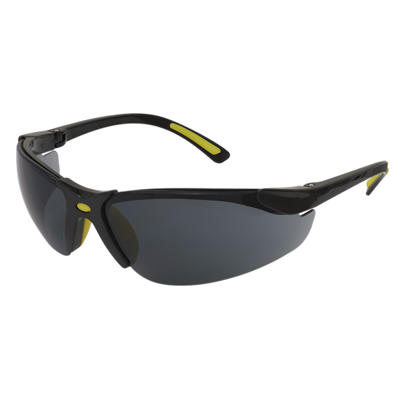 Sealey Worksafe® Zante Style Smoke Lens Safety Glasses with Flexi Arms 9214
