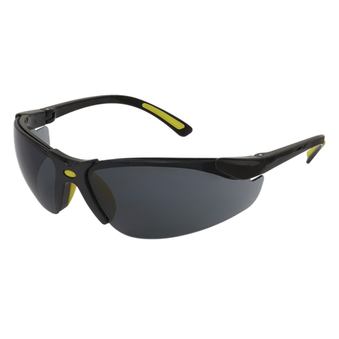 Sealey Worksafe® Zante Style Smoke Lens Safety Glasses with Flexi Arms 9214