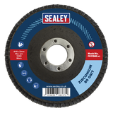 Sealey 115mm Zirconium Flap Disc 80Grit 22mm Bore FD11580