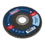 Sealey 115mm Zirconium Flap Disc 80Grit 22mm Bore FD11580