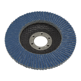 Sealey 115mm Zirconium Flap Disc 80Grit 22mm Bore FD11580