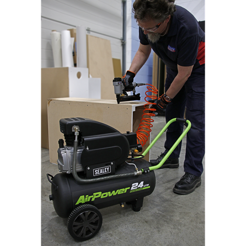 Sealey 24L Direct Drive Air Compressor 2hp SAC2420E