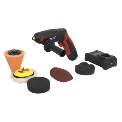 Sealey CP2812V Cordless Mini Sander/Polisher Kit 75mm 12V Lithium-ion