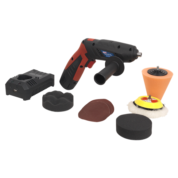 Sealey CP2812V Cordless Mini Sander/Polisher Kit 75mm 12V Lithium-ion