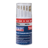 Sealey HSS Titanium Drill Bit Set 11pc AK5701