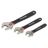Sealey Premier Adjustable Ni-Fe Finish Wrench Set 3pc AK907