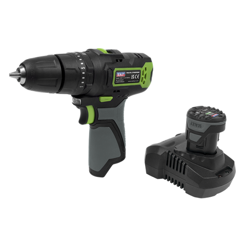 Sealey SV10.8 Series 10mm Cordless Combi Drill Kit 10.8V 2Ah CP108VDD