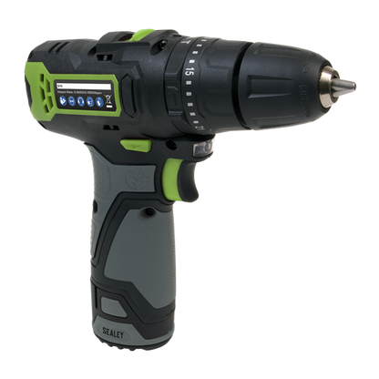 Sealey SV10.8 Series 10mm Cordless Combi Drill Kit 10.8V 2Ah CP108VDD