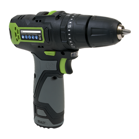 Sealey SV10.8 Series 10mm Cordless Combi Drill Kit 10.8V 2Ah CP108VDD