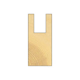Trend 1/2" Two Flute 12.7mm dia x 75mm cut 3/86CX1/2TC