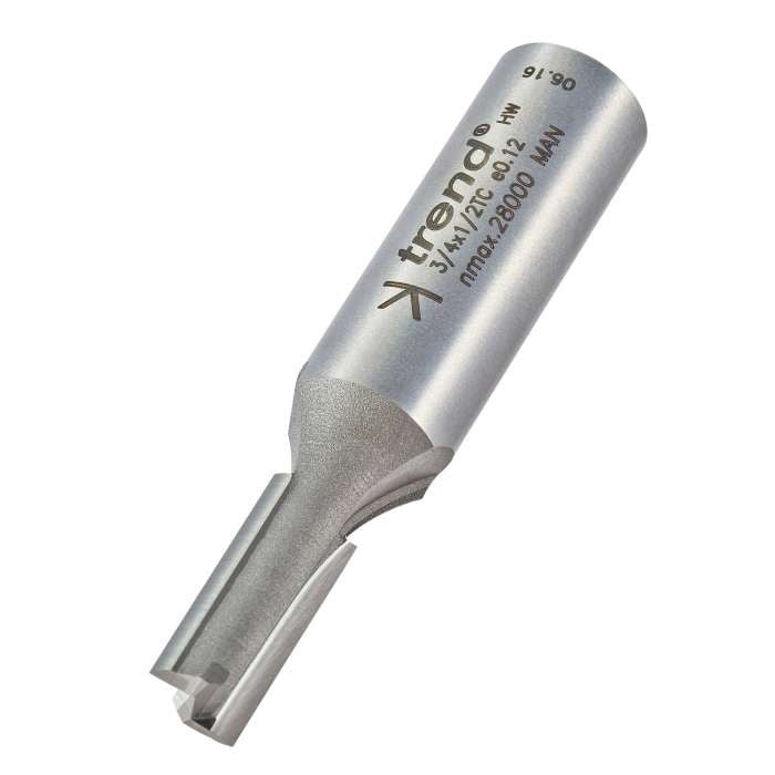 Trend 1/2" Two Flute Cutter 8 mm 3/4X1/2TC