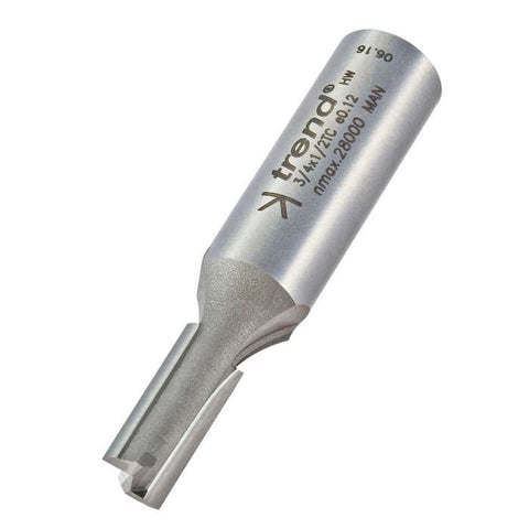 Trend 1/2" Two Flute Cutter 8 mm 3/4X1/2TC
