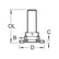 Trend 1/2" Weatherseal Groover 3mm x 7mm C213X1/2TC
