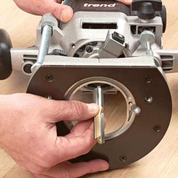 Trend 1/2" TCT Two Flute Straight Worktop Router Cutter 12.7mm x 50mm BR01X1/2TC