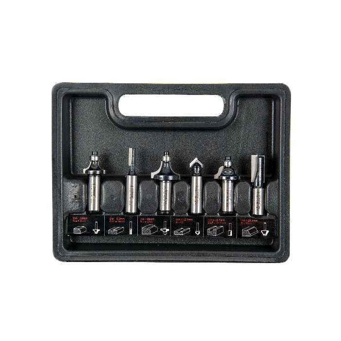 Trend 1/2in Router Cutter Set 6 Piece SET/SS11X1/2TC