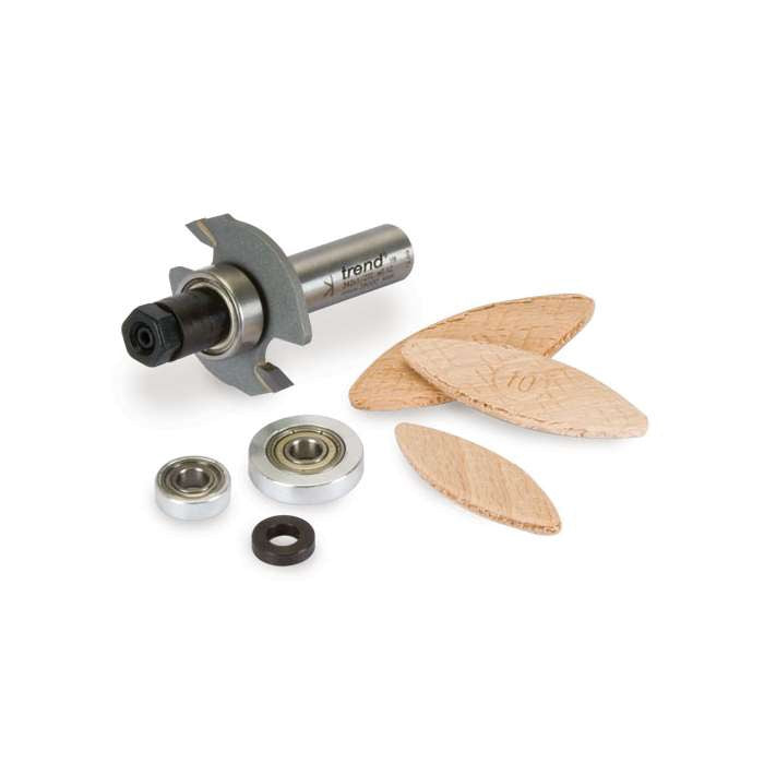 Trend 1/4" Biscuit Jointer Set 342X1/4TC