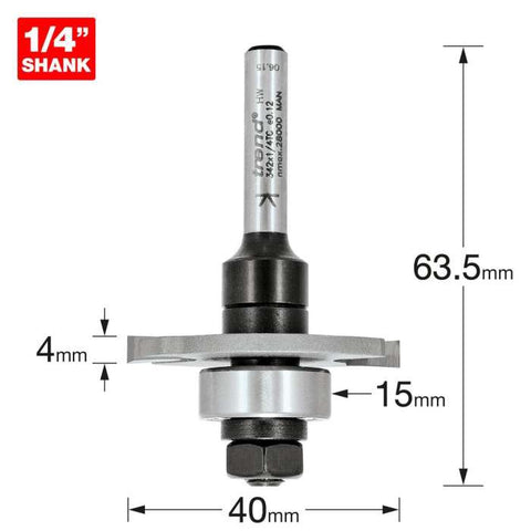 Trend 1/4" Biscuit Jointer Set 342X1/4TC