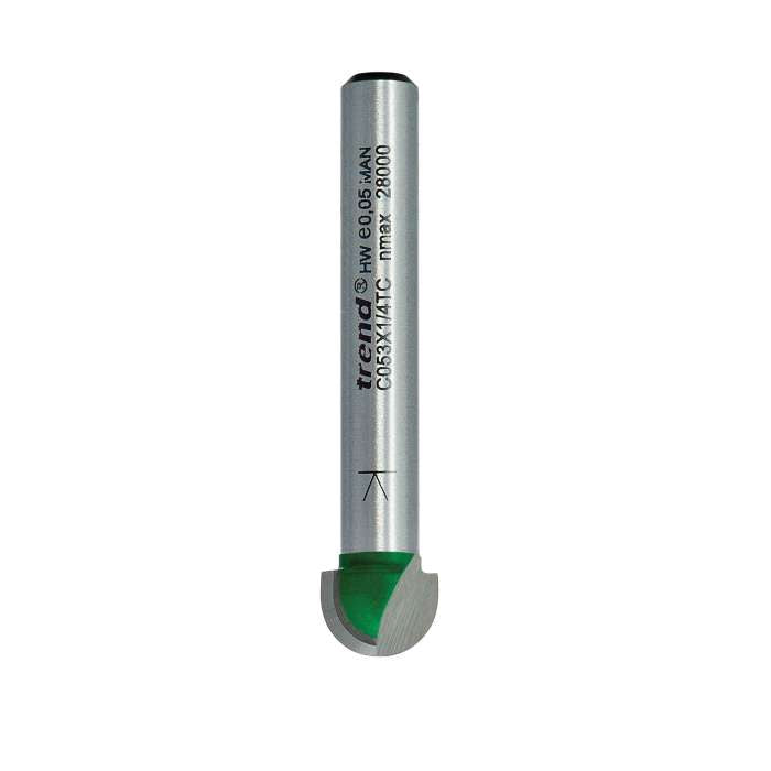 Trend 1/4" Radius Cutter 4.8mm C053X1/4TC